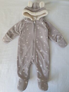 Old Navy Baby Hooded Pram Suit - Size 3-6M